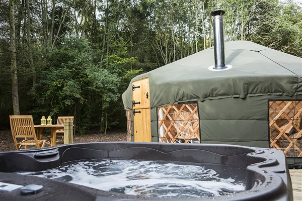 Yurt and tub
